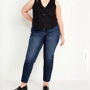 Old Navy O.G. Straight High Rise Secret Slim Pocket Ankle Jeans